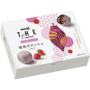 Meiji, The Cacao Kohaku Ganache, Erdbeere, – 36g
