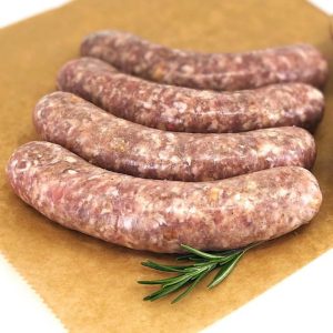 Apfel Fenchel Schweinefleisch Sausage Packung – 40 Packungen x 4 Links Hülle