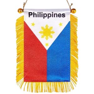 philippine flag – Fenster hängen Rückspiegel Banner mit Saugnapf