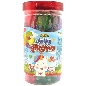 Kiokio – Geleestroh – Glas – 30 Stück – 600 g