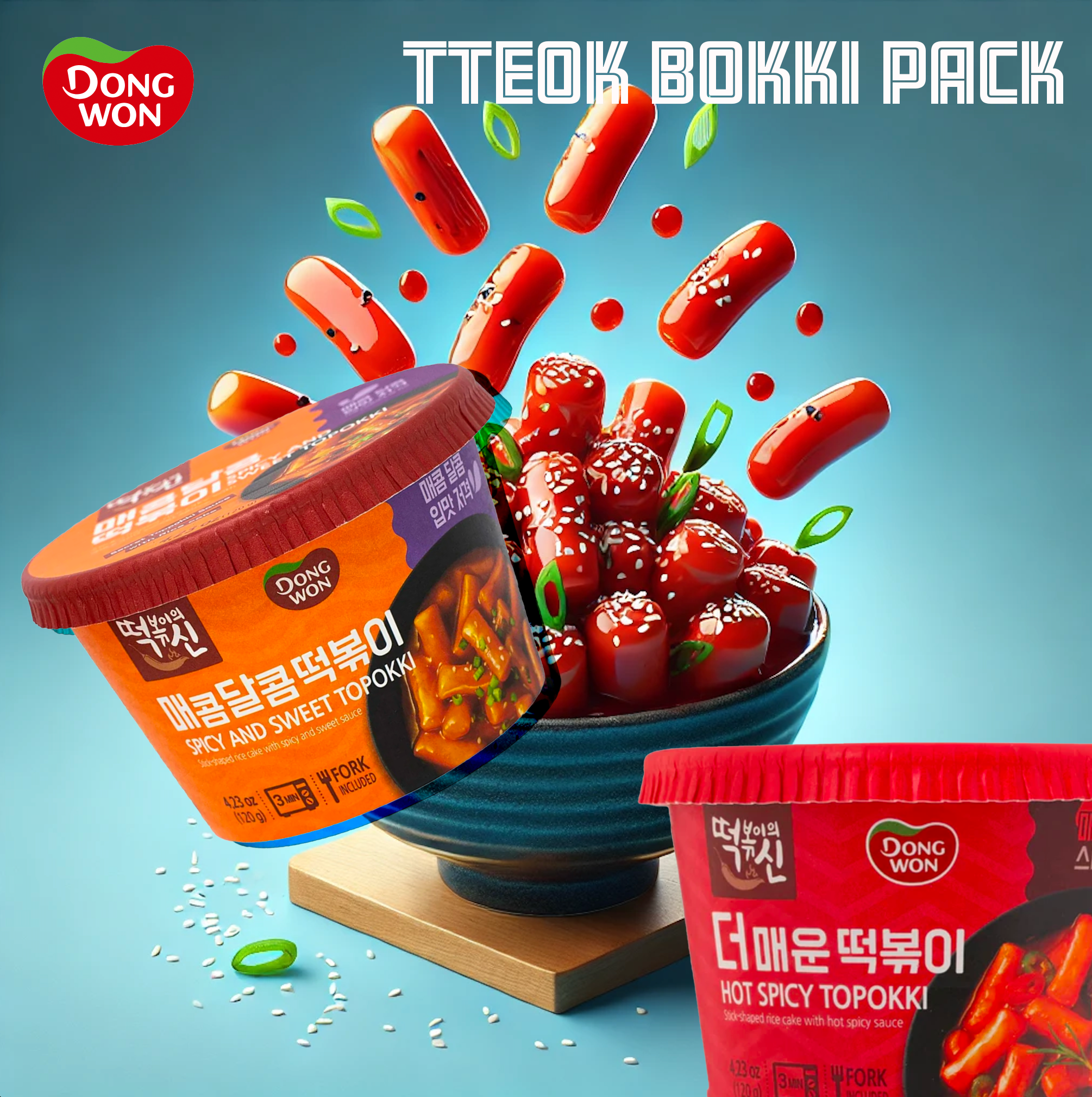 Dongwon tteokbokki Packung
