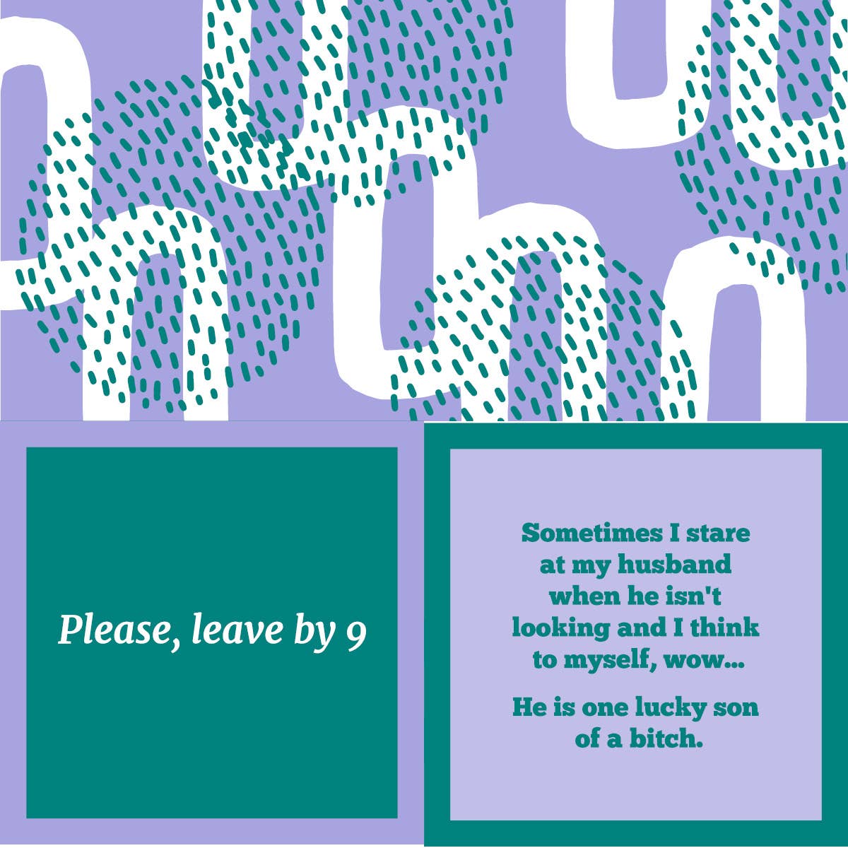 Drinks on Me Serviette: Lassen Sie von 9/Lucky