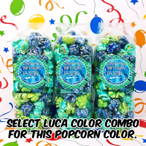 Sea Monster Birthday Party Popcorn-Gefälligkeiten
