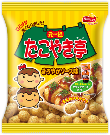 Calbee, Frito Lay, Takoyaki-Tei “Milde Sauce Geschmack” 58g