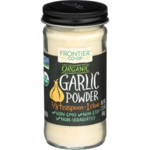 Frontier Herb Gewürz Knoblauchgranulat Bio (2,68 Unzen – Packung mit 1 Stück)