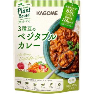 Kagome Three Bohnencurry-Pflanzen-basierte vegane Instant Curry (Packung mit 3)