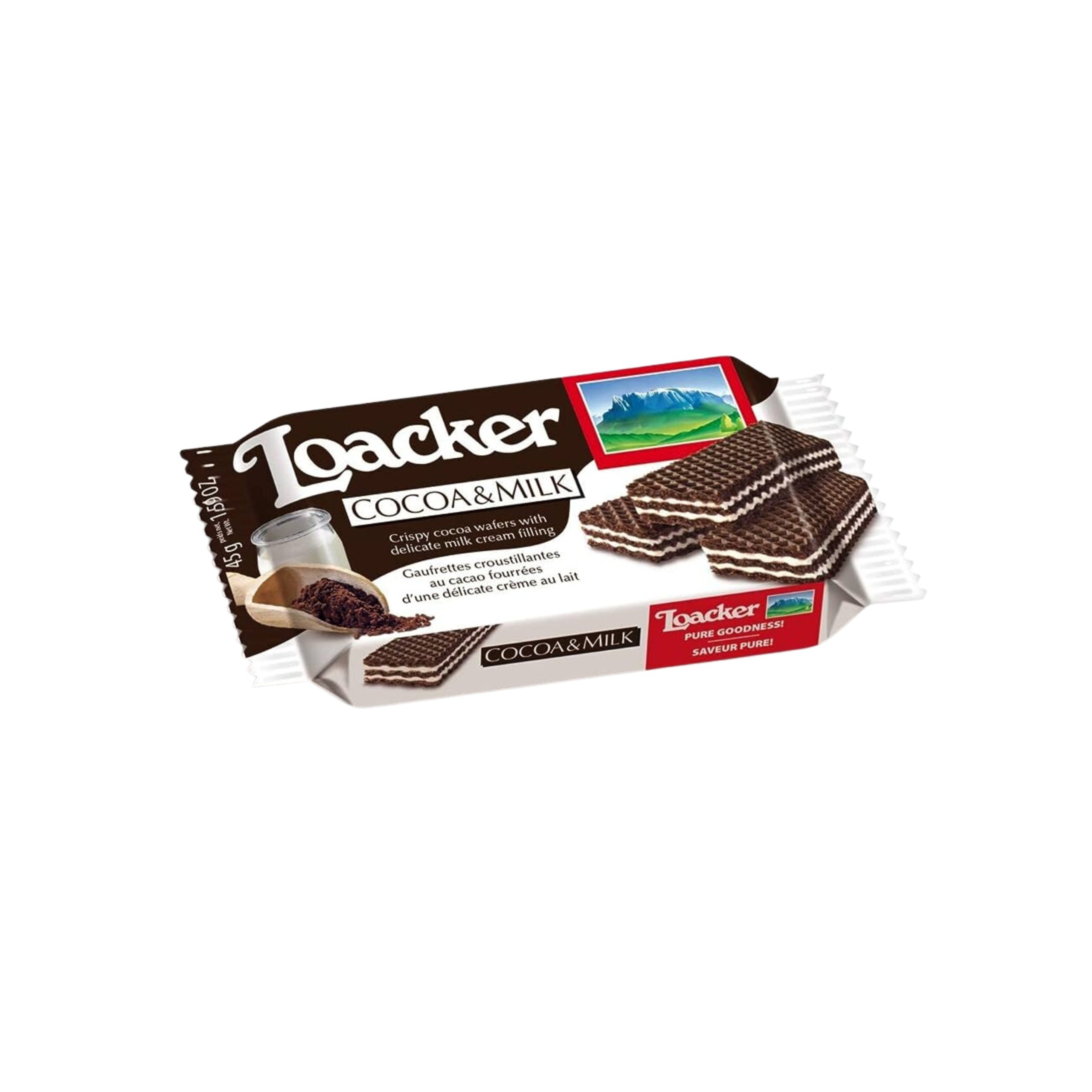 Loacker Kakao & Milch Waffel (Deutschland)