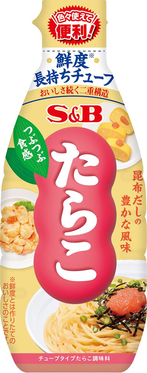 S&B, Tsubutsubu Shokkan Tarako, Kabeljau Roe Paste, 152g in 1 Tube
