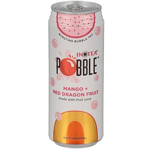 Imoeta – Pobble – Mango + Rote Drachenfrucht – Bubble Tee – Hergestellt mit Fruchtsaft – 490 ML