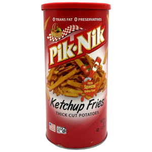 Pik-Nik Ketchup-Geschmackfritten (groß) – 9 Unzen