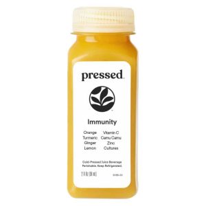 Pressed Juicery – Immunity Shot Saft, 2 Liter Packung mit 24 Stück