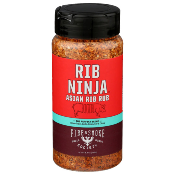 Feuer und Rauch – Rub Rib Rib Ninja 10 Oz – 6er Packung