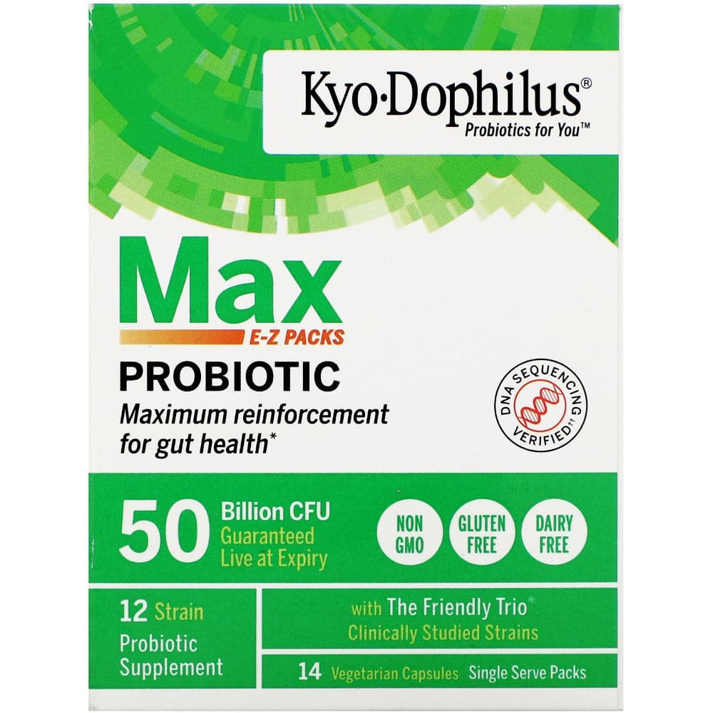 Kyolic Kyo Dophilus Max Probiotische Vegetarische Kapseln, 14 Stück