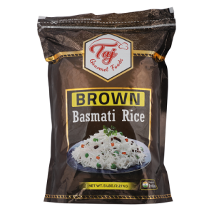 TAJ brauner Basmati-Reis, natürlich gereift – 5lbs