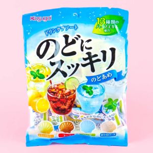 Kasugai Refreshing Seashell Throat Süßigkeiten – verschiedene Getränke