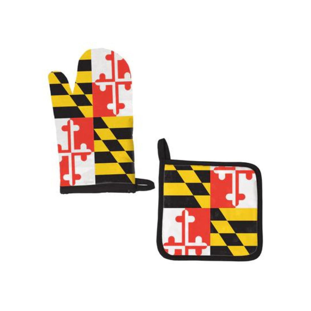 Maryland Flagge Mitt und Topflappen