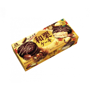 morinaga, japanischer Kastanienkuchen, 6 Stück in 1 Schachtel,