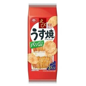 Kameda, Ebi Usuyaki, Shrimp Reis Cracker, denken und knusprig, – 70g