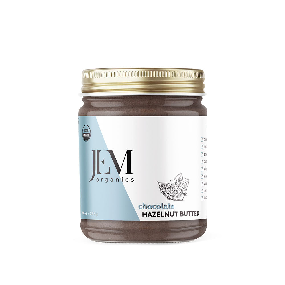 JEM Organics Schokolade Haselnussbutter – mittel 6er Packung