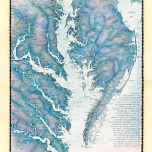 Heritage Puzzle – Chesapeake Bay Waterways Karte 550 Stück Puzzle
