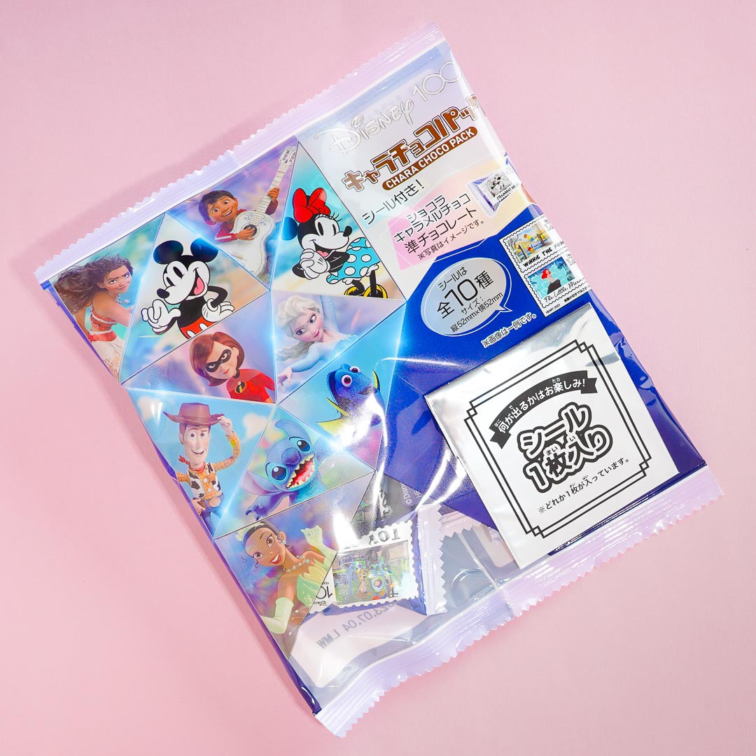 Disney Charakter Schokolade Packung mit Aufkleber