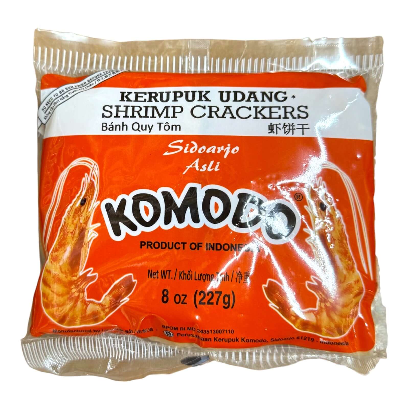 Komodo Garnele Crackers Große