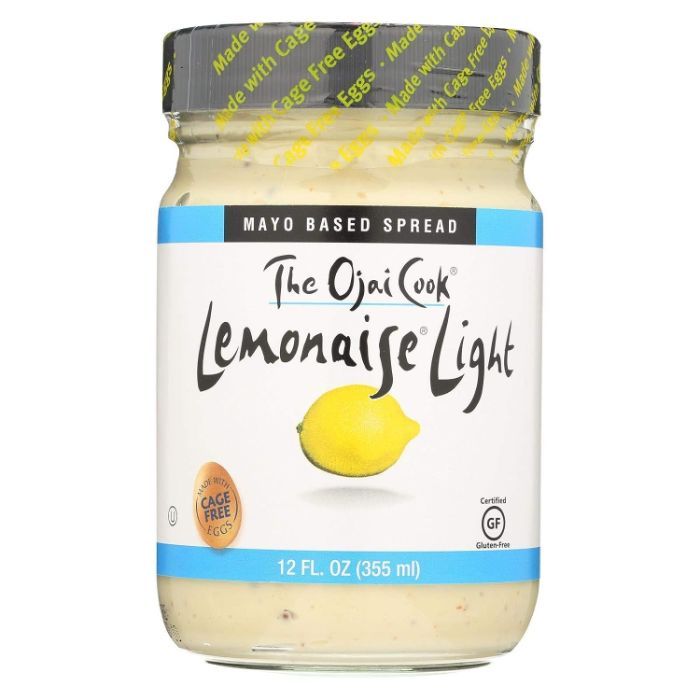 Ojai Cook – Lemonaise hell, 12 Oz – Packung mit 6 Stück