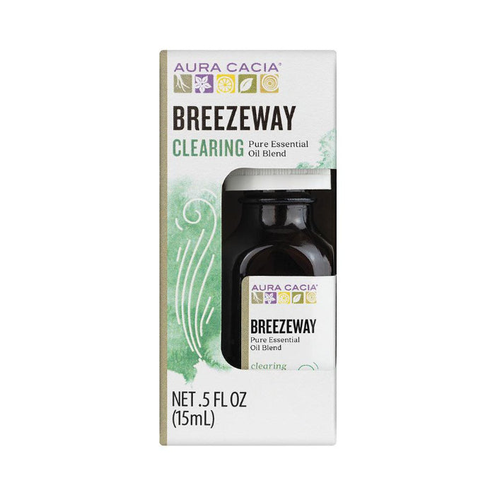 Aura Cacia Ätherisches Öl Breezeway, 0,5 Fl Oz – Packung mit 1