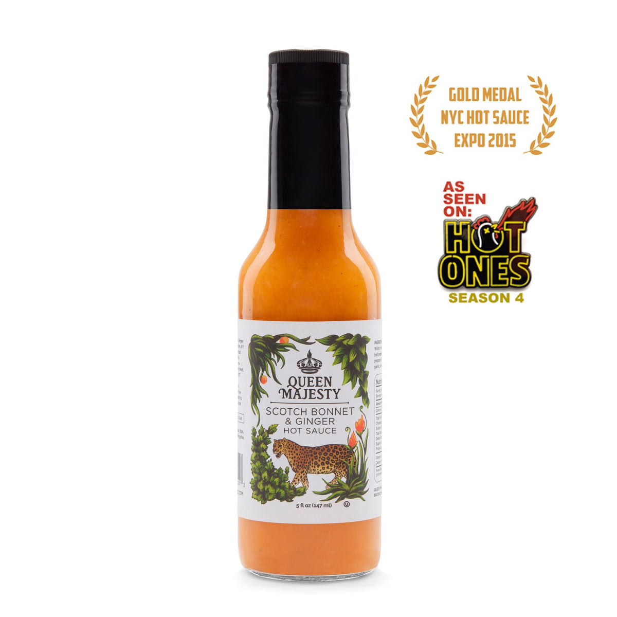 Königin Majestät Scotch Bonnet & Ingwer Chilisauce
