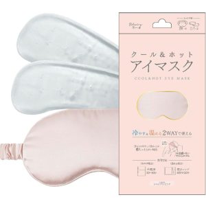 Nissho COOL& Hot Eye Maske (champagne pink) enthält 1 Maske und 2 Gel Laken japan – tokyo sakura Mall
