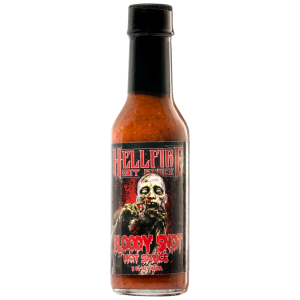 Hellfire scharfe Sauce blutigen Rotz
