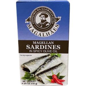 Magellan – Sardines in Olivenöl – heiß – 125 g