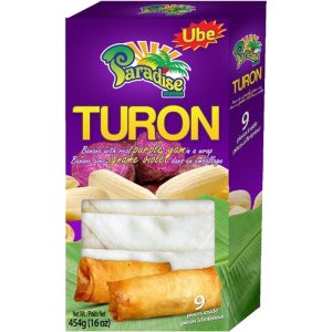 Paradise – Turon – UBE – Banana with Real Lila Yam in der Verpackung – 9 Stück – 16 Unzen