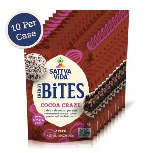 sattva vida new – Kakao Craze Energiestiche, (10 pro Fall) – 2pack