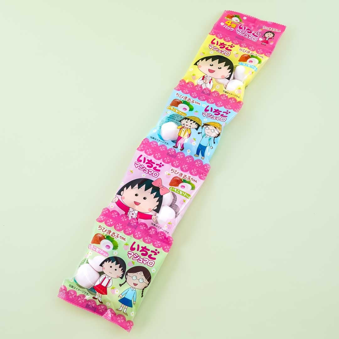Chibi Maruko-Chan Erdbeere Marshmallow Mini Packung – 4 Stück