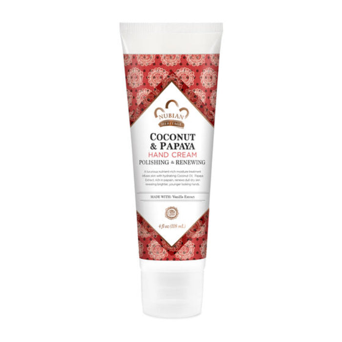 Nubian Heritage – Handcreme Kokos Papaya, 4 OZ (1 Stück)