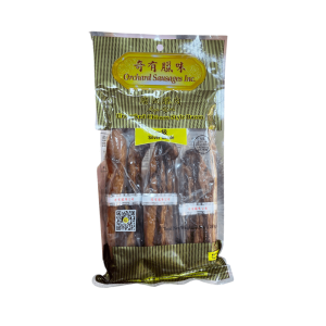 Orchard Sausages Chinese Style Bacon ( Silbergehalt, halbe Scheibe)
