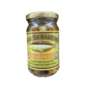 heiße & würzige San Sebastian Sardinen in Maisöl – 200g