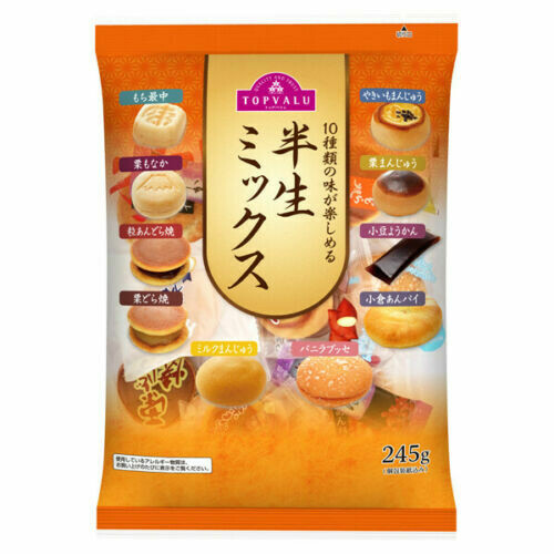 TopValu, Japanische Kuchenauswahl, 10 Sorten, Dorayaki, Süßkartoffel Manju, Youkan, Monaka