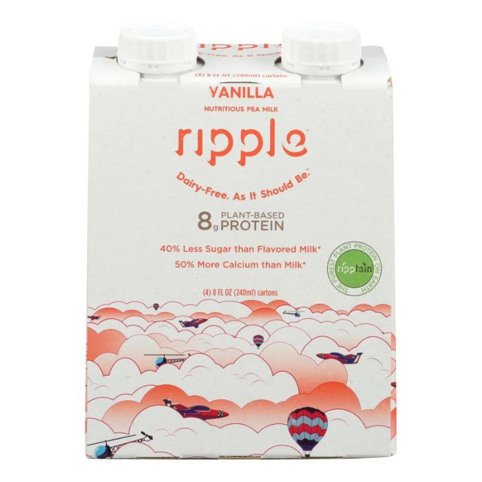 Ripple – Milch aseptische Vanille, 32 Fl Oz (4er Packung) – 4er Packung