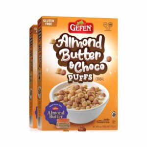 Gefen Getreide-Puff Mandelbutter Coco 6 Unzen – Packung mit 12