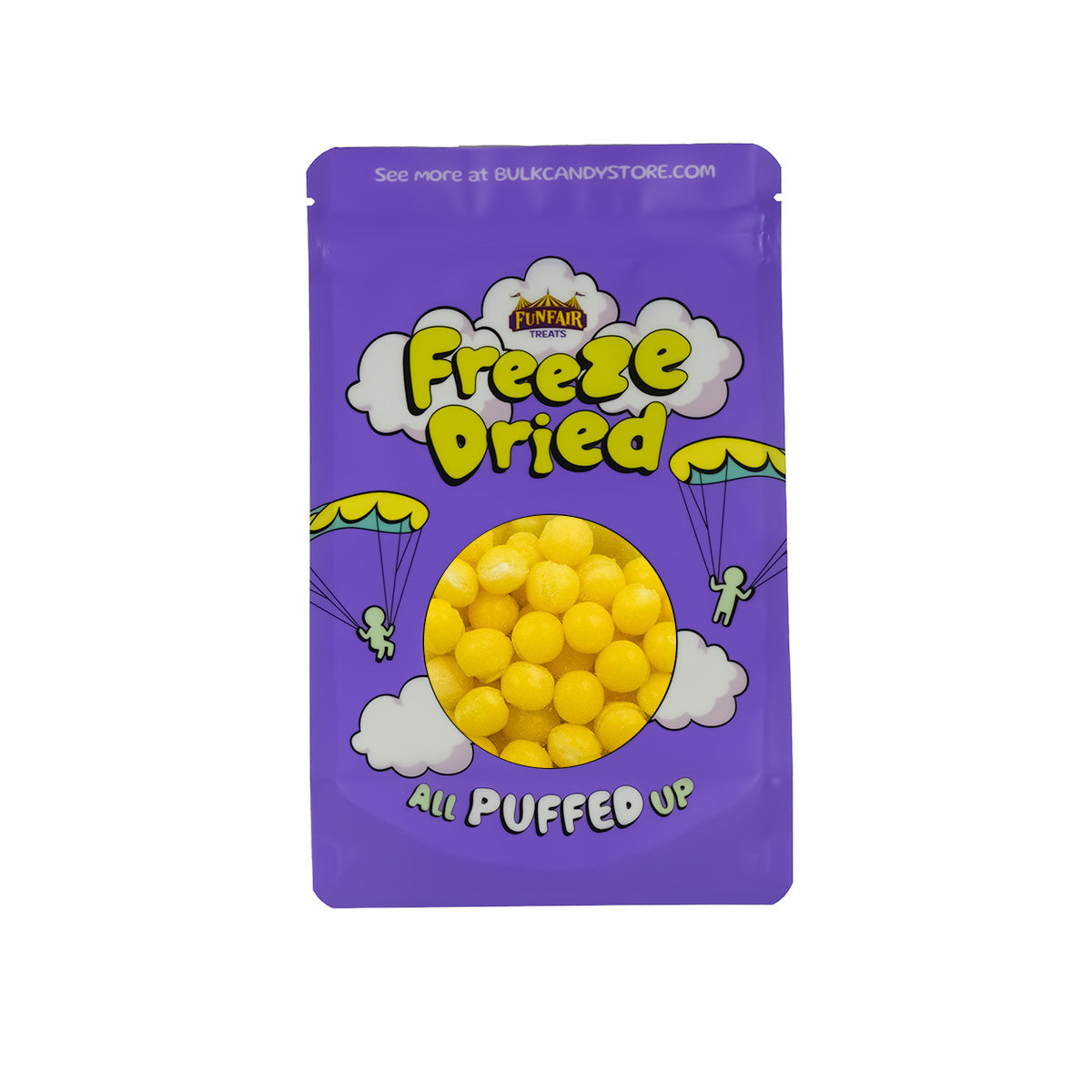 Gefriergetrocknete Zitrone Poppers