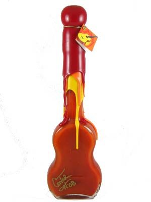 Cajohn’s rot savina püree Gitarre scharfe Sauce – signiert