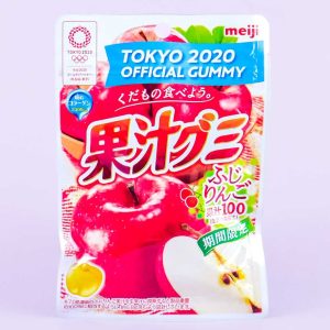 Meiji Kajyu Fruit Fruchtgummis Tokyo 2020 Roter Fuji-Apfel