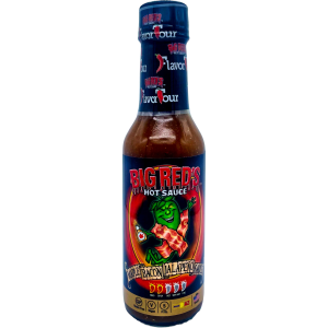 Große rote Ahorn Speck scharfe Sauce