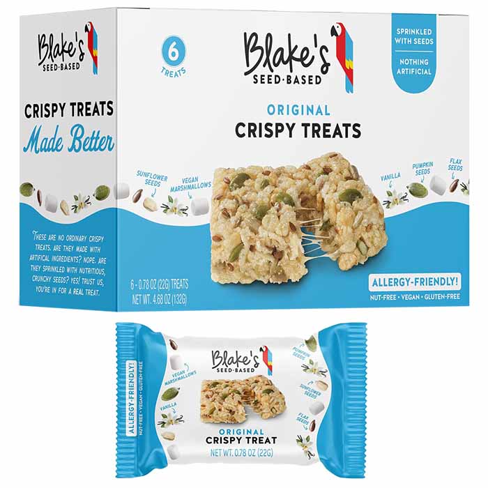 Blake's Seed Based – Reis knusprig Treats Original, 4,68 oz – Packung mit 12 Stück