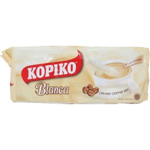 Kopiko sofort 3 in 1 blanca Kaffeemischung – lange 30 Packungsbeutel 27,5g