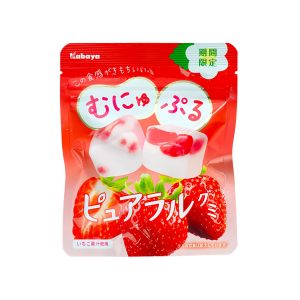 Kabaya Pureral Fruchtgummi Erdbeere (Japan)