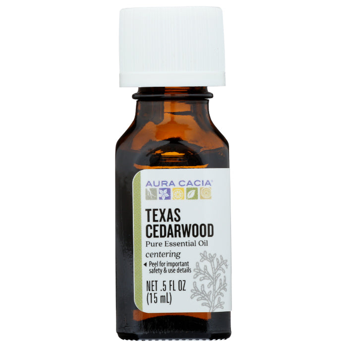 Aura Cacia Ätherisches Öl Zedernholz, 0,5 oz (Packung mit 1)