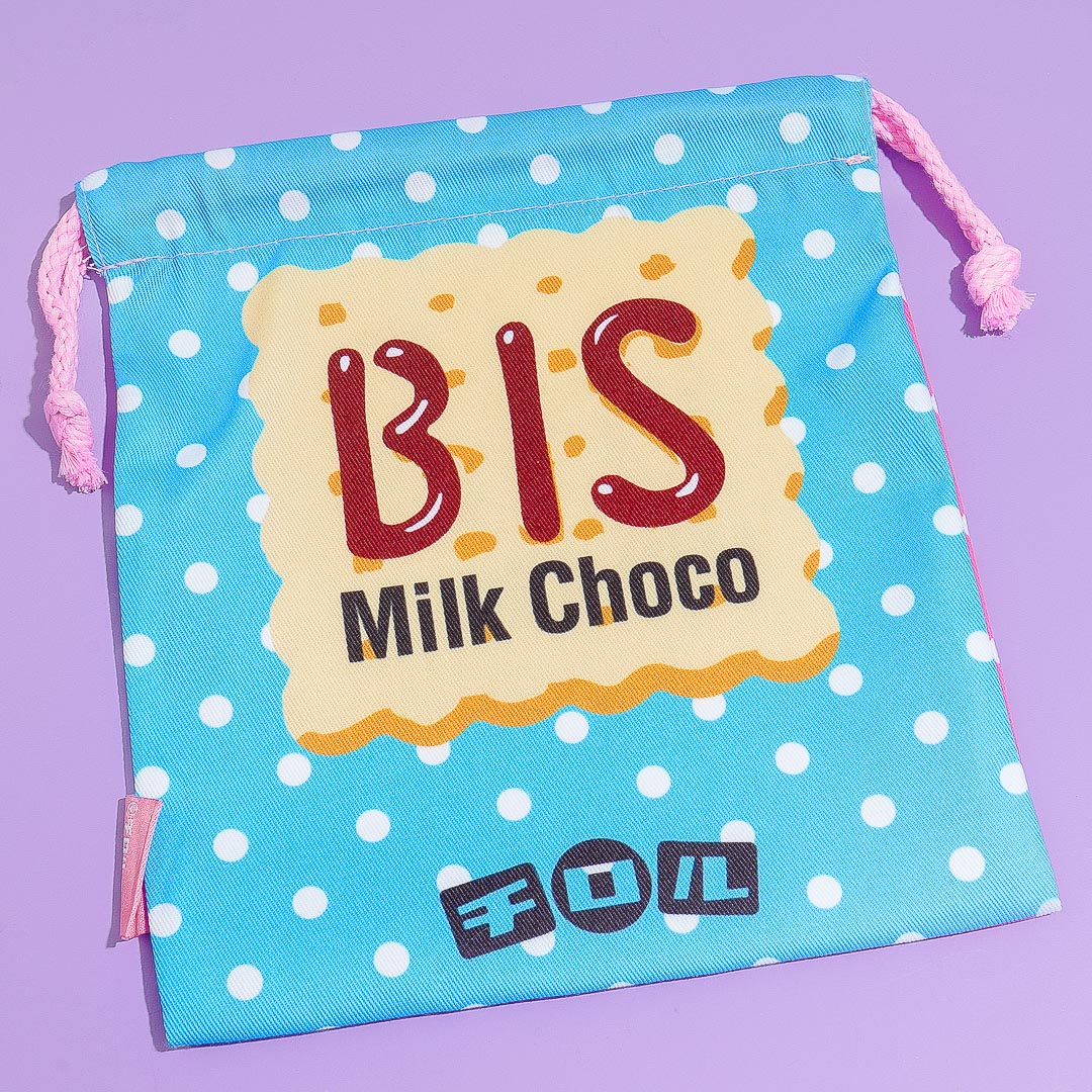Tirol Bis Milch Choco Doppelseitige Kordelzugtasche